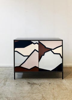 Shard Cabinet No. 2 di Morgan Clayhall - Opera d'arte astratta dipinta a mano