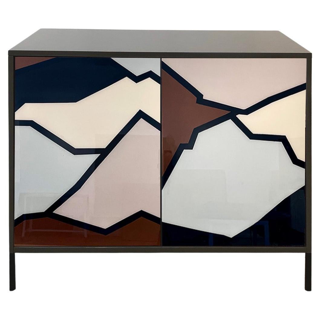 Shard Cabinet No. 2 de Morgan Clayhall - Obra de arte abstracta pintada a mano