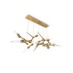 Modern Shard Crystal Glass Suspension by Luxxu