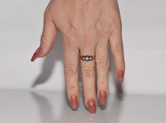 Share Antique Circa 1900s 18k Gold Natural Rose Cut Diamond Band Ring C churoazr