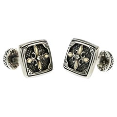Partager les boutons de manchette « Sparta » de KONSTANTINO en argent sterling 925 et or 18 carats