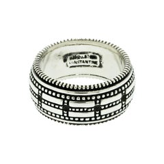 Condividi l'anello da uomo KONSTANTINO in argento sterling 925 a sezioni, misura 10