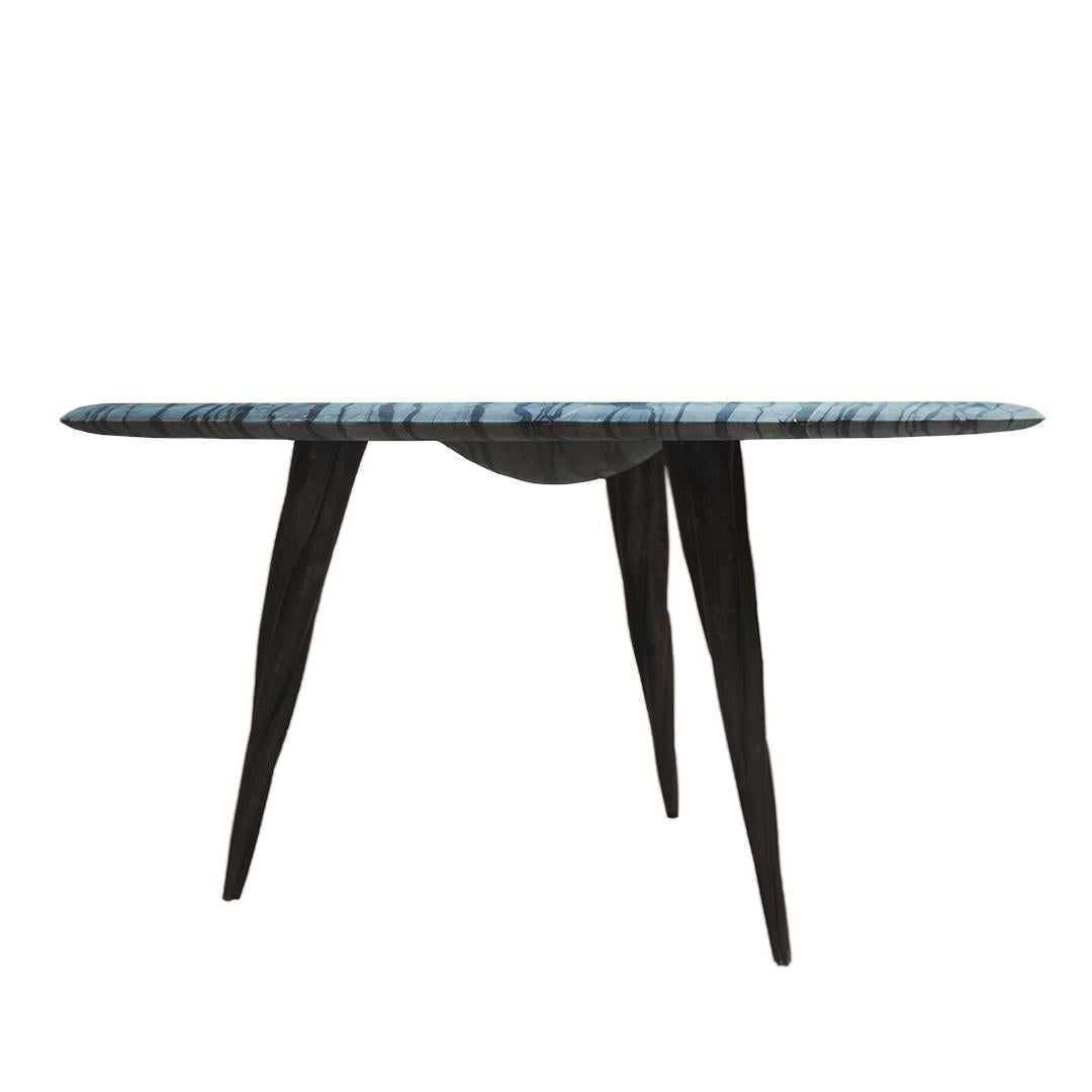 XXIe siècle et contemporain Table de salle à manger Share Marbre de Jean Pascal Levy-Trumet en vente
