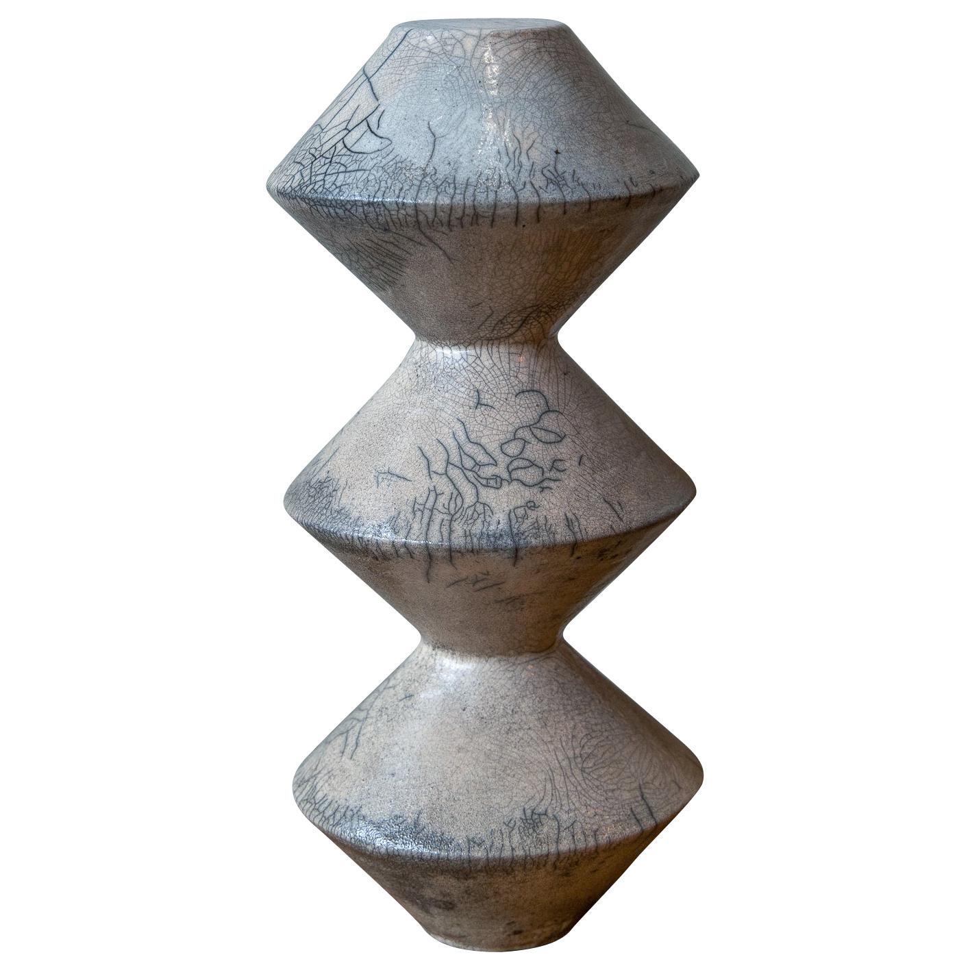 Shared Shape I, a Ceramic Sculpture in Glazed Stoneware, circa 2019