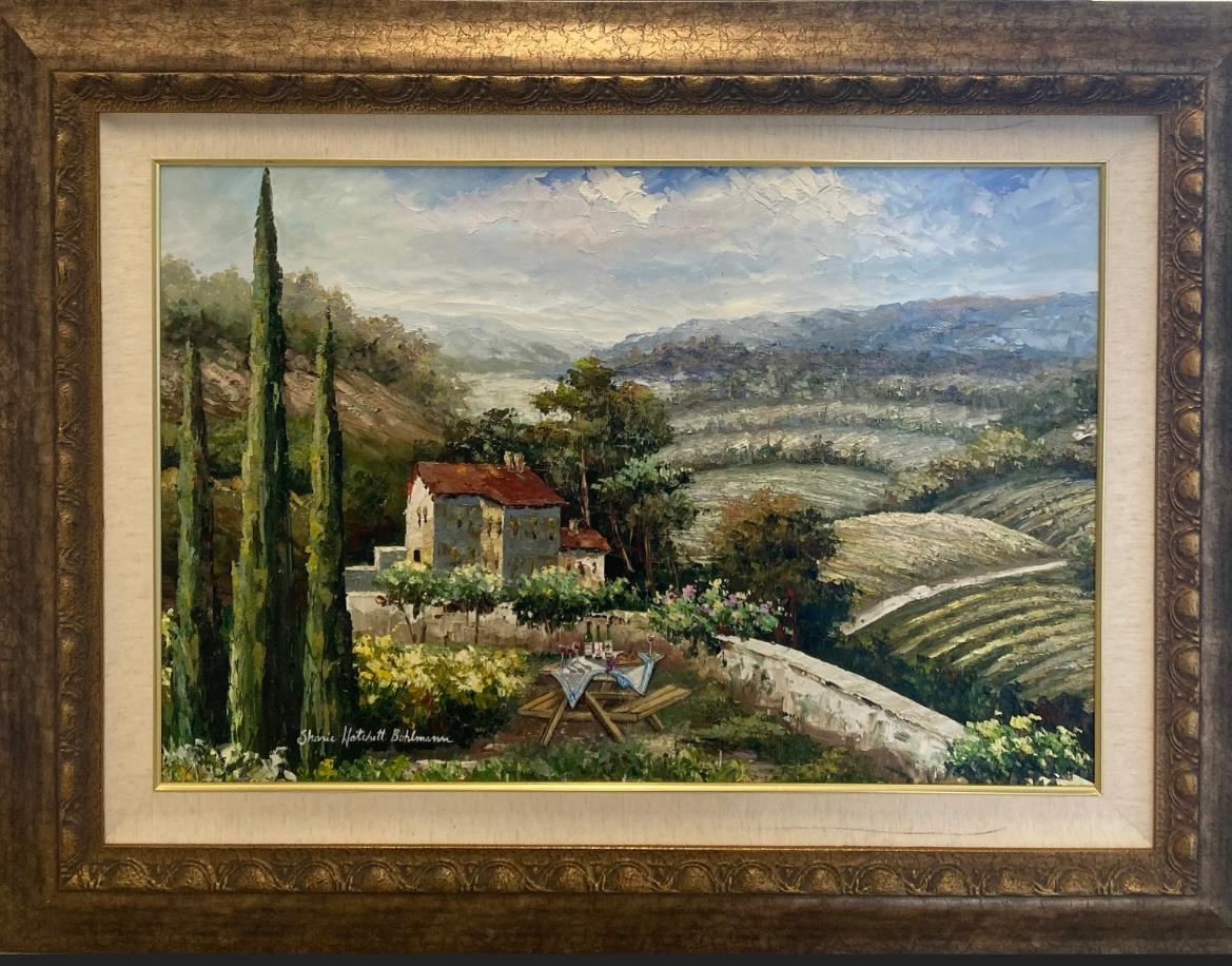 Eine Kostprobe aus dem Weinland – Painting von Sharie Hatchett Bohlmann