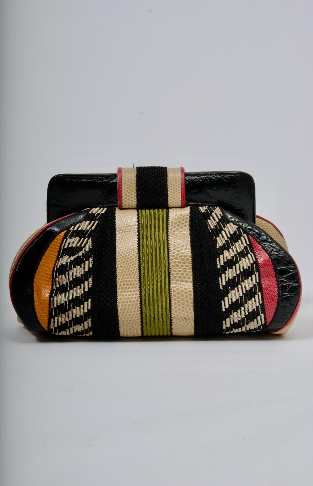 Sharif Tribal Influence Convertible Clutch For Sale 1