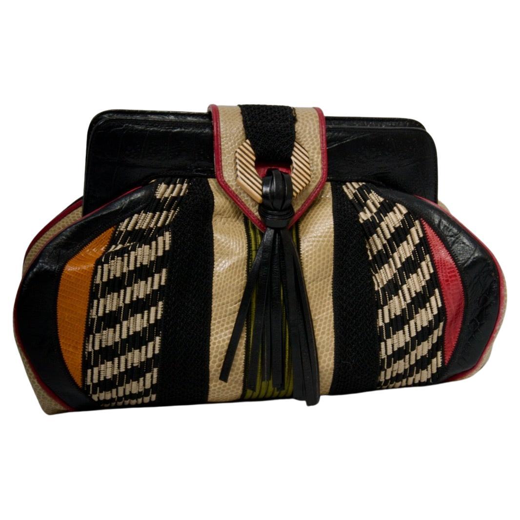 Sharif Tribal Influence Convertible Clutch For Sale