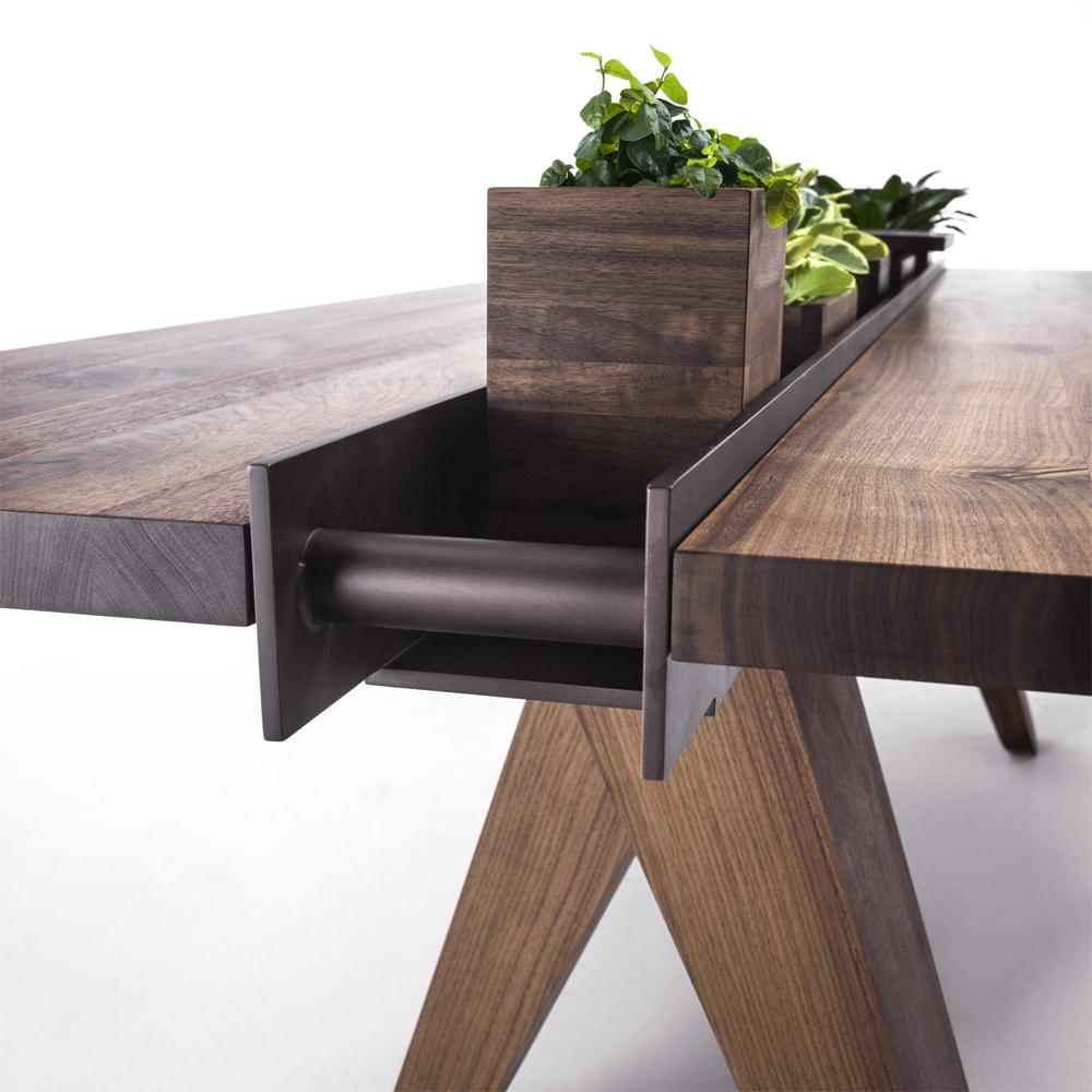 Sharing Walnut Dining Table For Sale 2