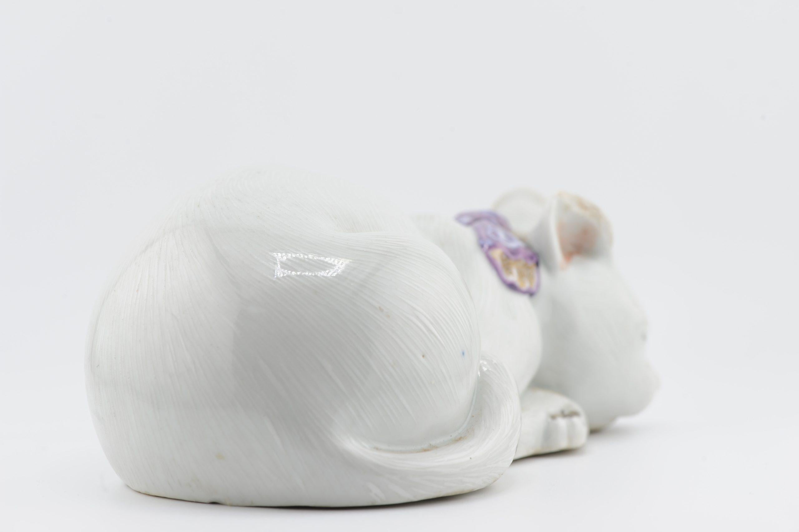 Sharing with you this amazing Japanese Kutani model of a recumbent Cat For Sale 1