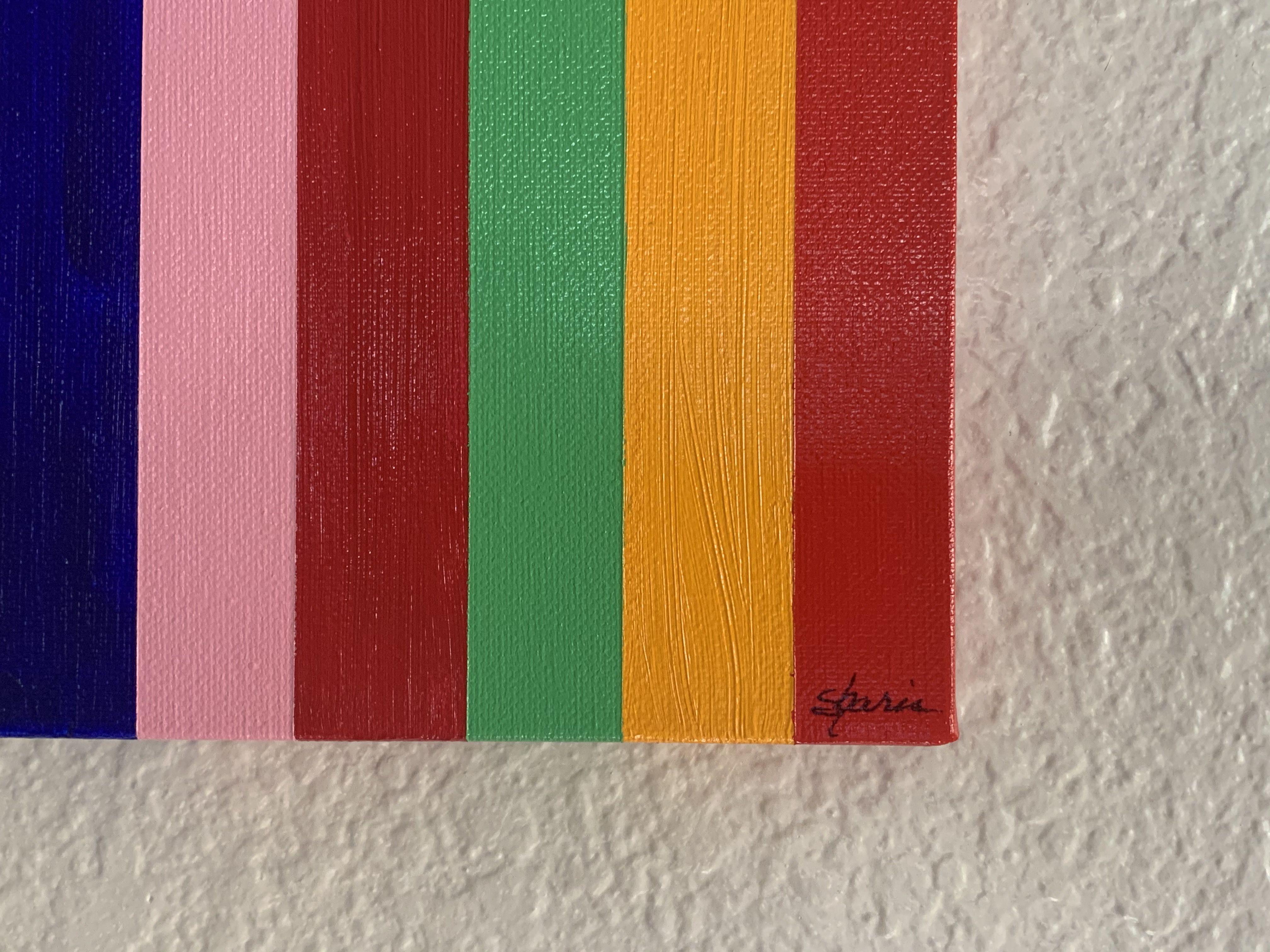 36D, Pittura, Acrilico su tela - Abstract Painting Nero di Sharis Roe DeJaynes
