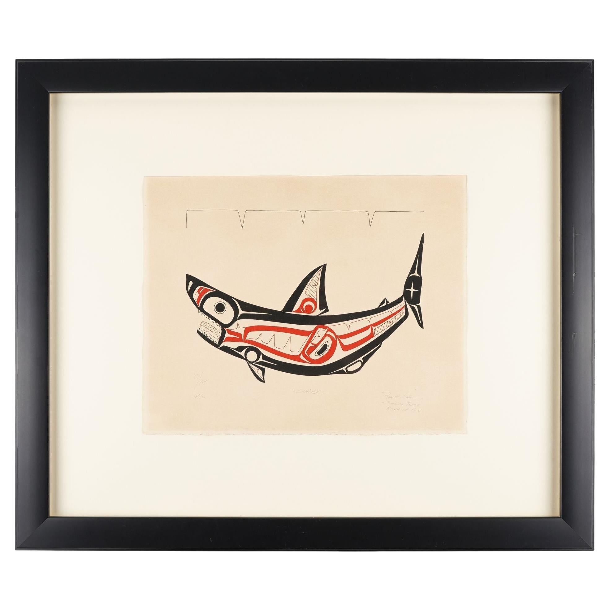 Shark by Roy Henry Vickers, 1976 For Sale