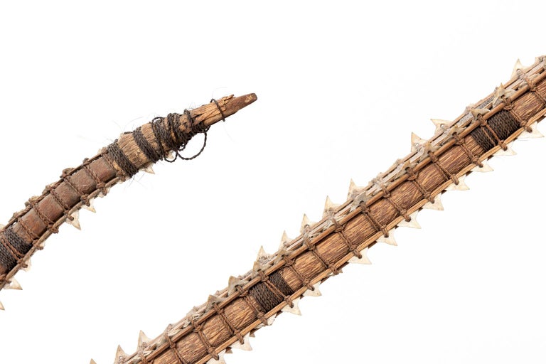 Shark Teeth Edged Sword from the Gilbert Islands Pre-Contact For Sale