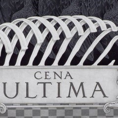 Cena Ultima (Guinea Vultures stand for apostles in this version of Last Supper)