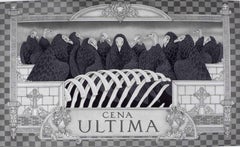 Cena Ultima (Guinea Vultures stand for apostles in this version of Last Supper)