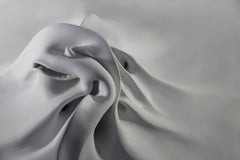 Be-formed by Sharon Brill - Wall sculpture, porcelain, white, aesthetic, volume