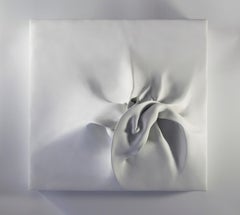 Be-formed by Sharon Brill - wall sculpture, porcelain, white