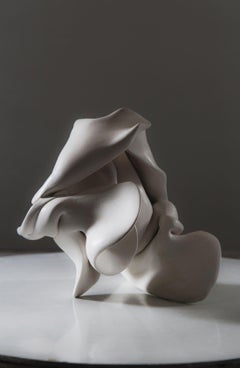 Conch 4 by Sharon Brill - Abstract porcelain sculpture