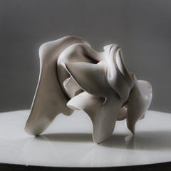 Conch 4 by Sharon Brill - Abstract porcelain sculpture