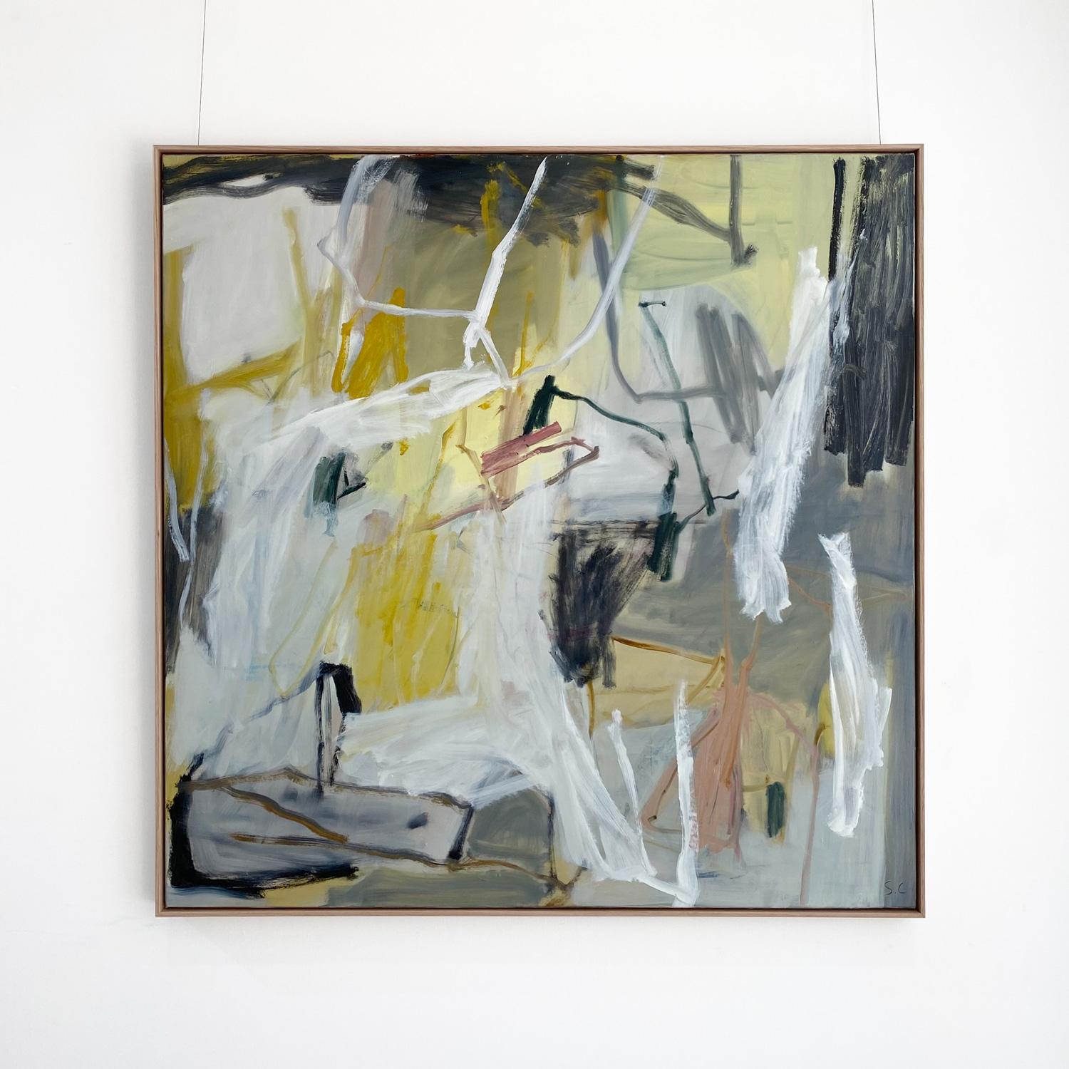 Die Lieder der Zebrafinken – Painting von Sharon Candy