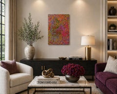 Sharon Cannon "Giverny II" Abstract Oil Painting Color field Canvas LA Artist