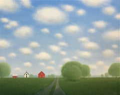 Along the Quiet Country Road, Original Painting
