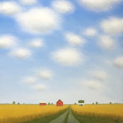Camino de la vieja granja, Pintura original