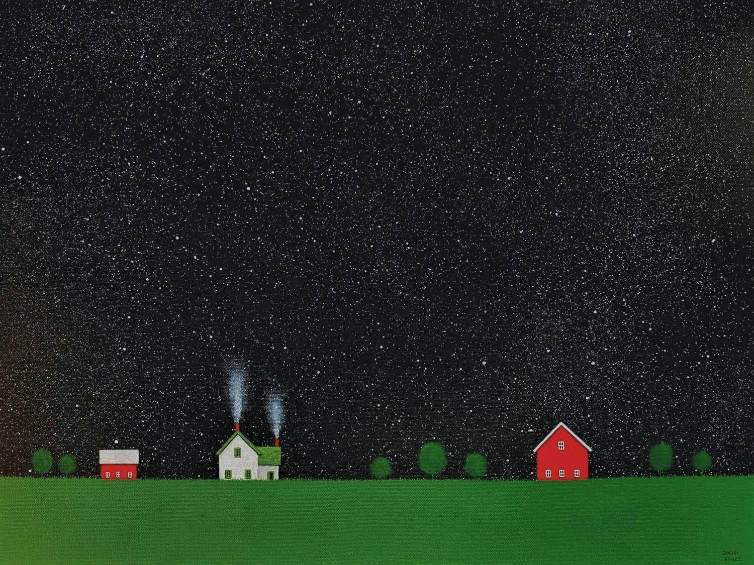 Under a Starry Night Sky, Originalgemälde