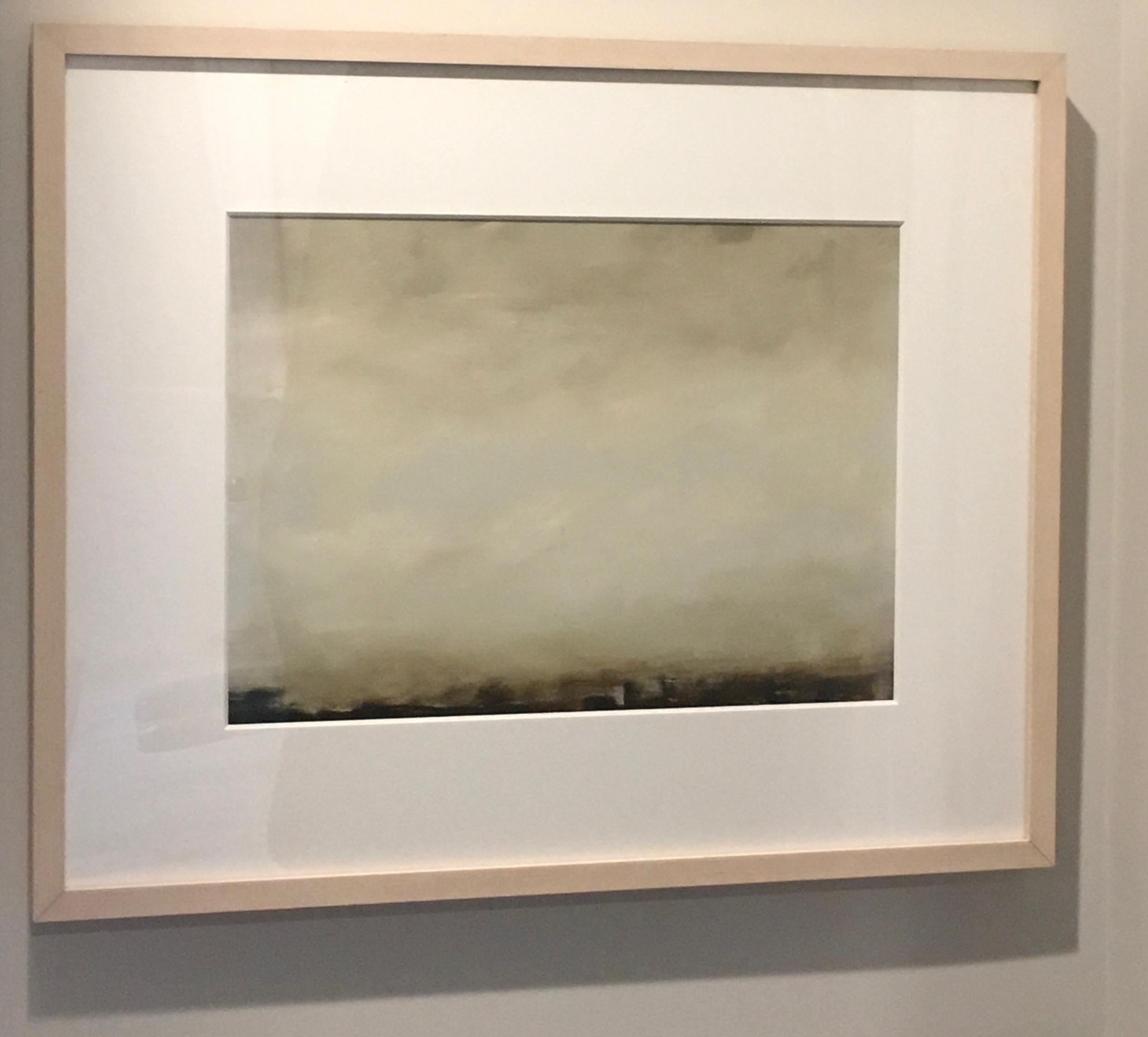 Cirrus I, Abstrakte Landschaft, Hudson River School, Öl , gerahmt, Tranquili