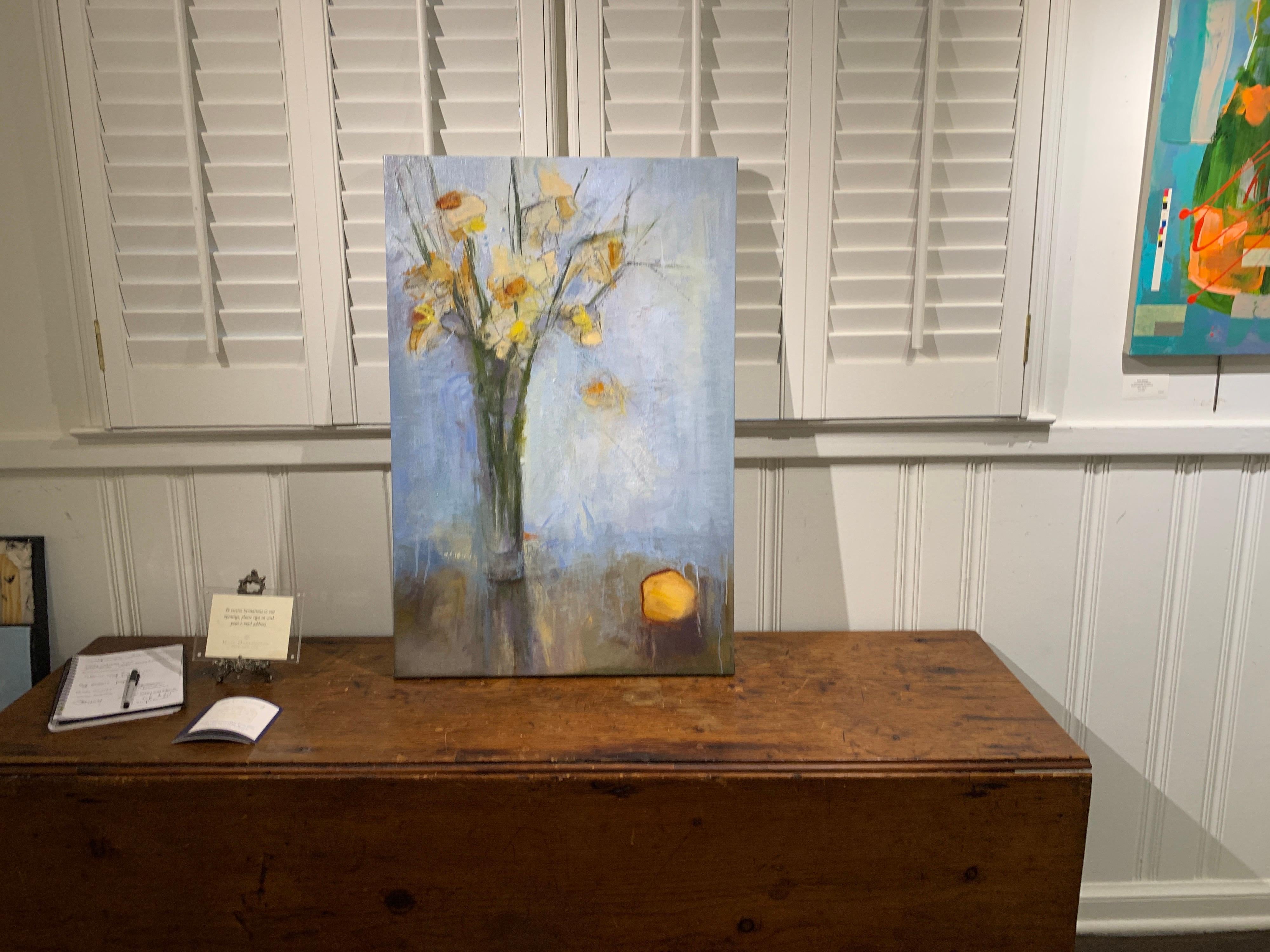 Daffodils from the Garden by Sharon Hockfield, Contemporary Floral Still Life 1