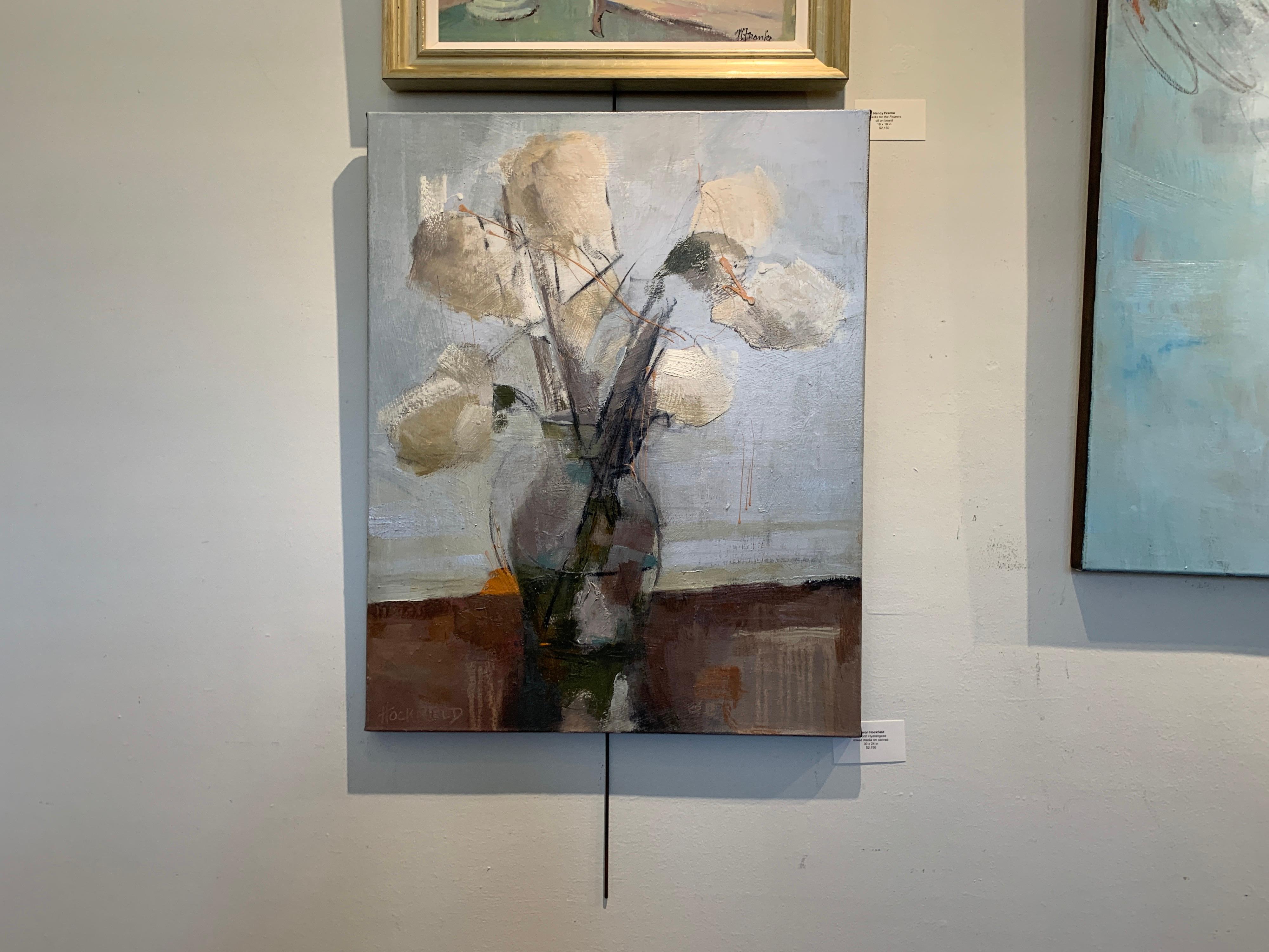 Dillworth Hydrangeas by Sharon Hockfield, Contemporary Floral Still Life 1