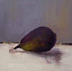 Fig III par Sharon Hockfield, Huile, Wood Nature morte impressionniste contemporaine
