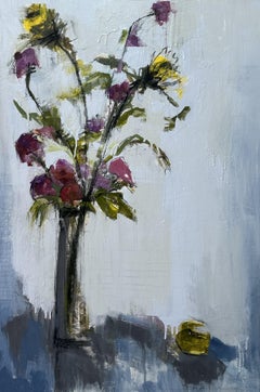 Marcy's Bouquet by Sharon Hockfield, Oil on Canvas Contemporary Floral