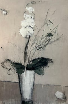 Orchid II by Sharon Hockfield, Contemporary Floral Still Life