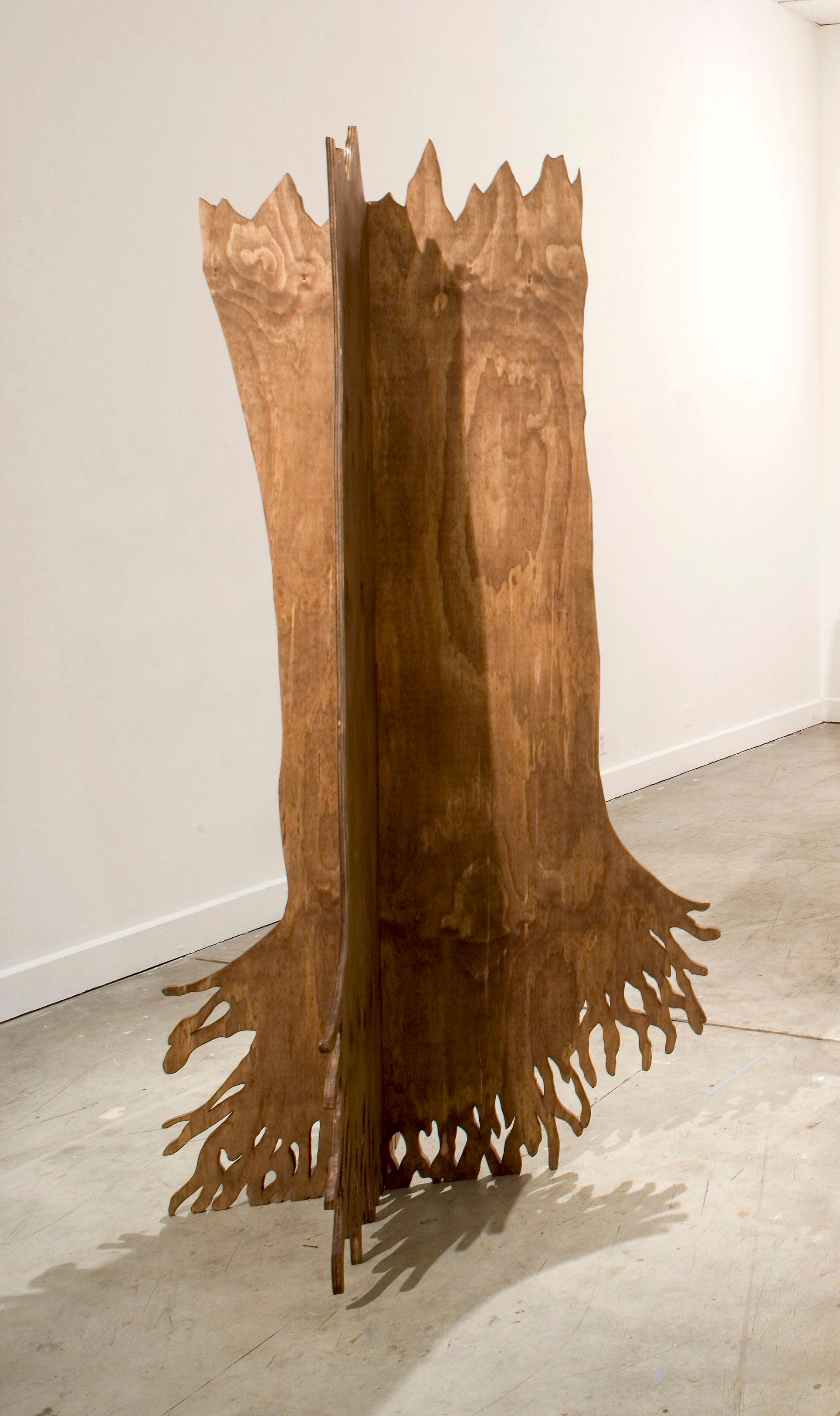 Sharon Levy Still-Life Sculpture - Stump
