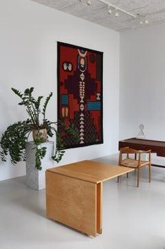 Sharon McKain Huge Quilted Patchwork Wall Tapestry, 1975