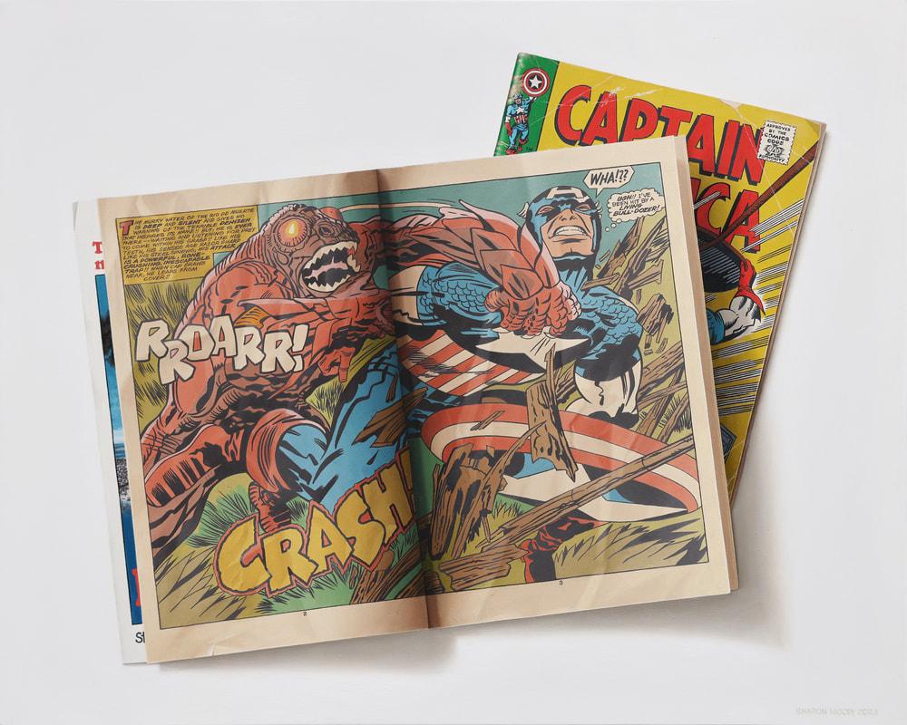 Figurative Painting de Sharon Moody - ¿¡Qué!?