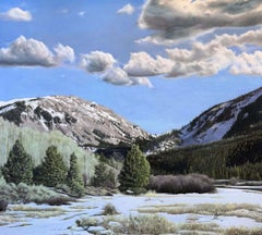 "Booth Lake Trail-Vail Colorado" - Soft Pastel on Wood Panel