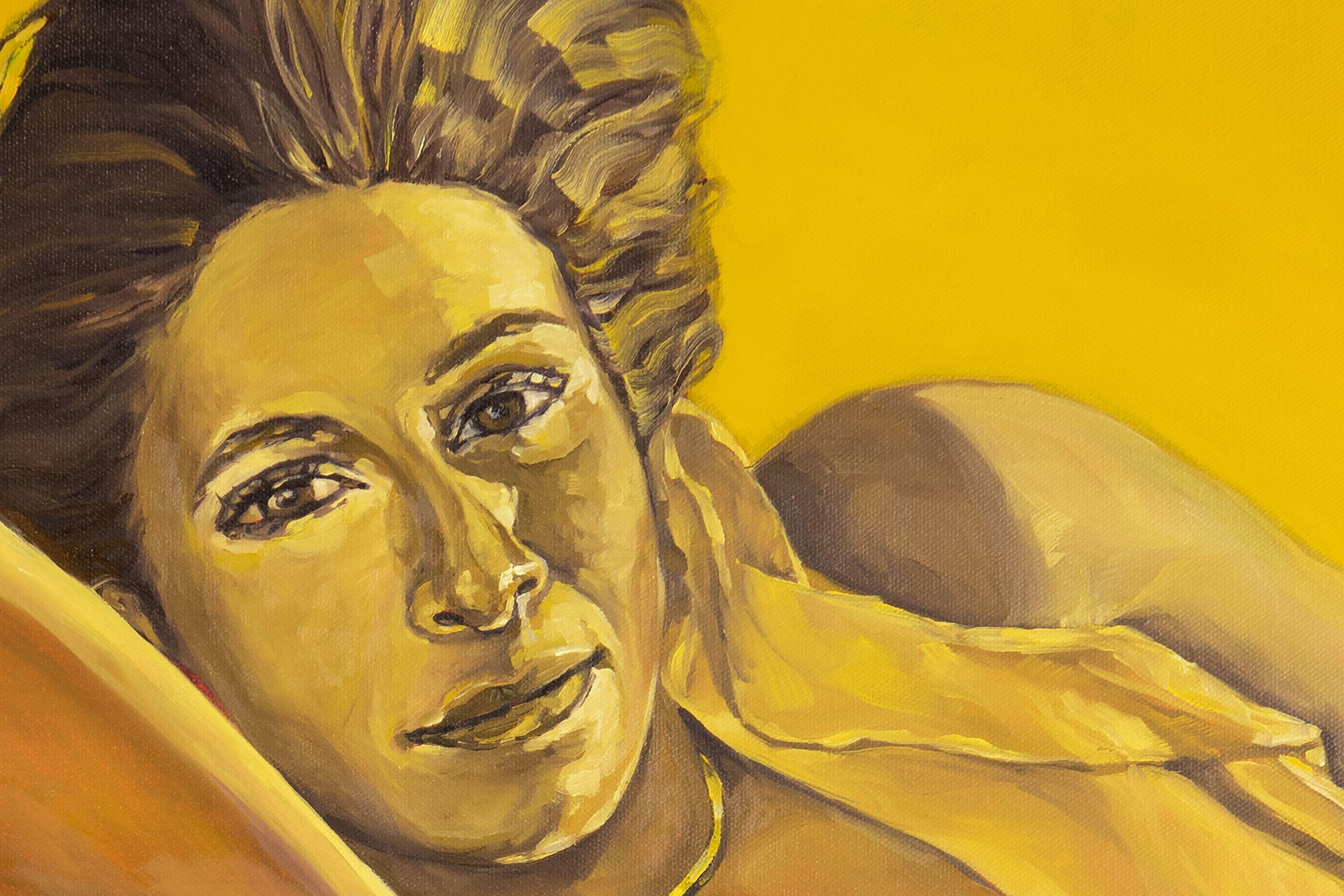 Sharon Shapiro says of her work…

My art practice explores the tensions within contemporary female experience—the contrast between society’s expectations and the vibrant, often turbulent, inner self. I capture the longing and tension often beneath