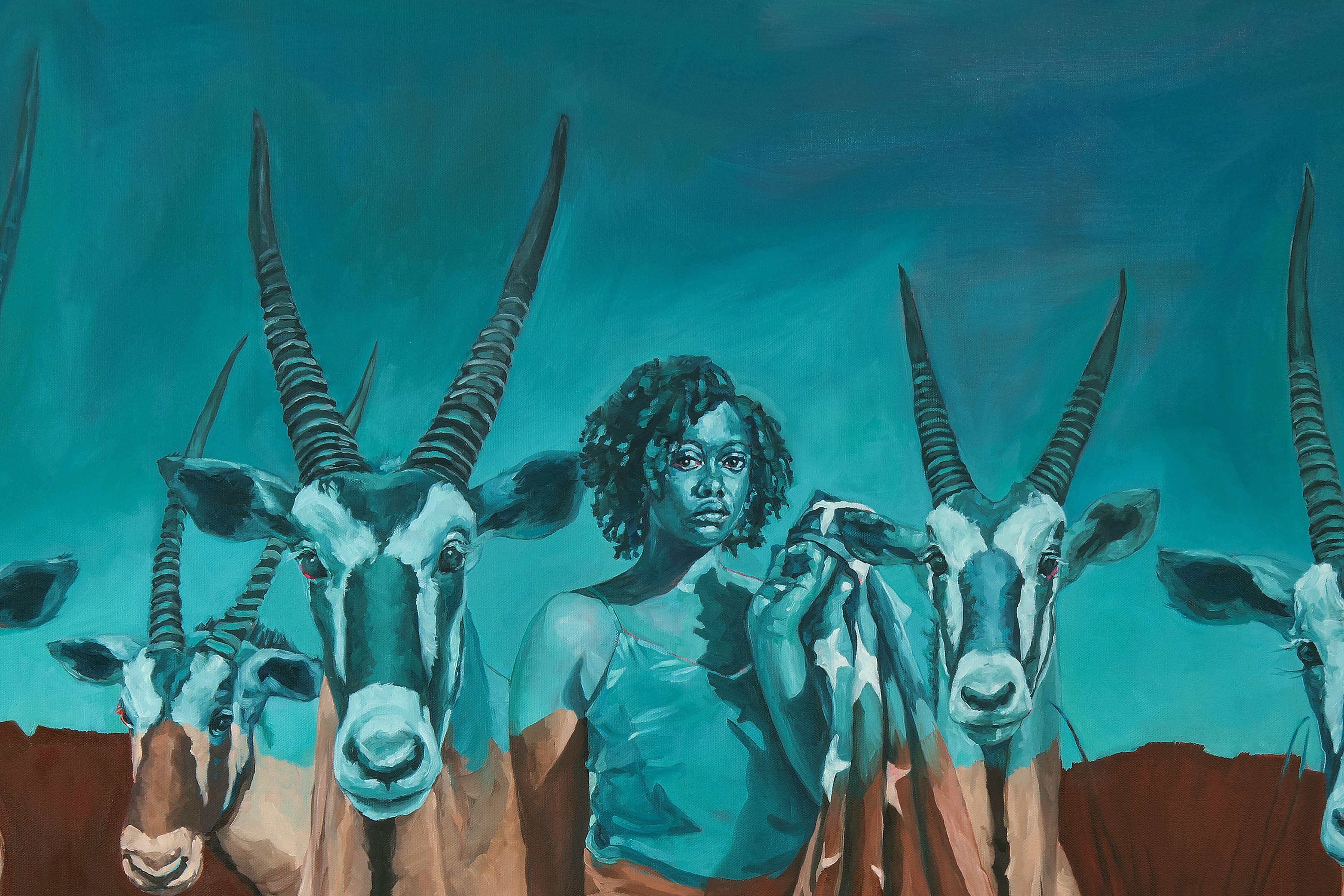 Natural History - Painting by Sharon Shapiro