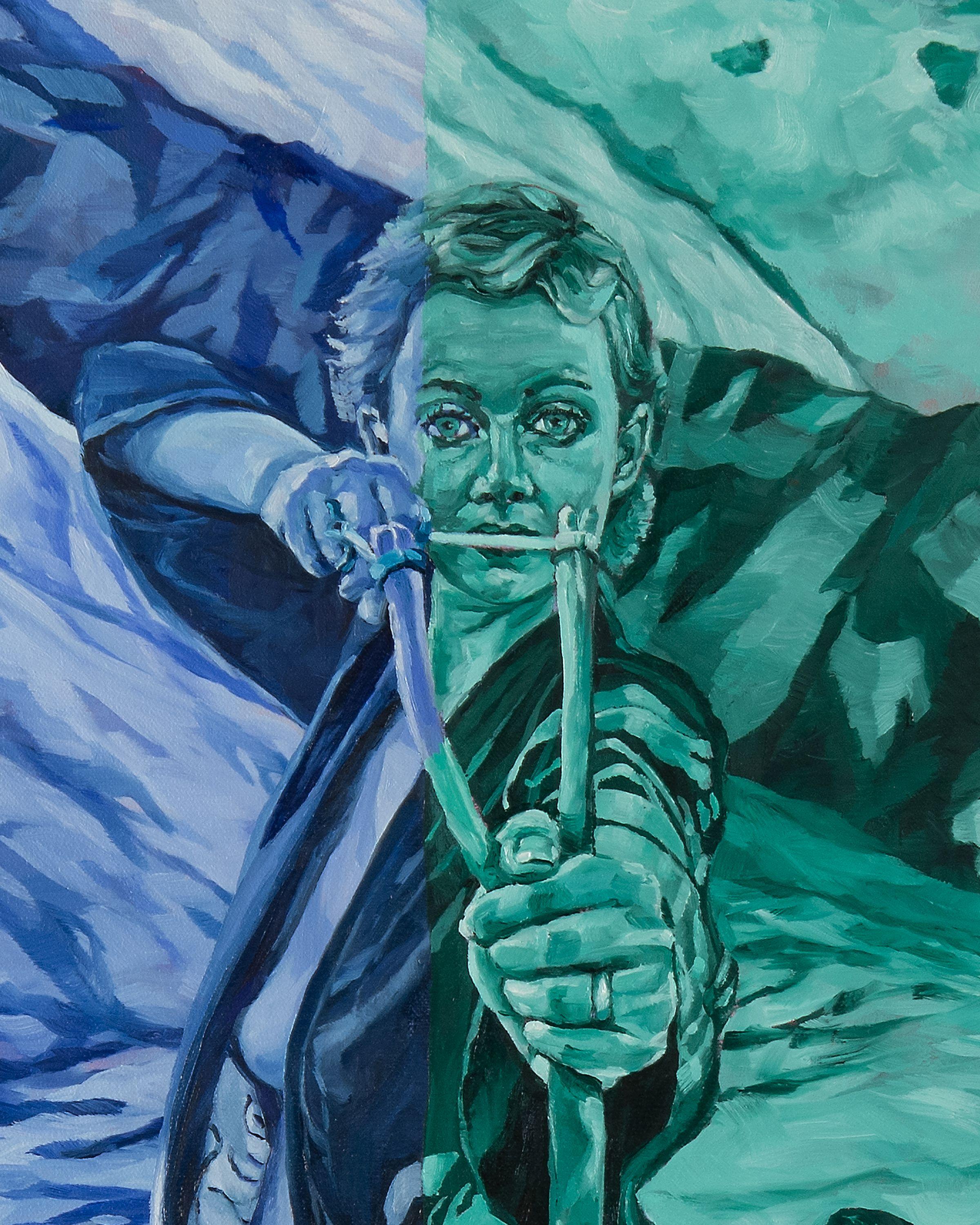 Schleuder Chakren – Painting von Sharon Shapiro