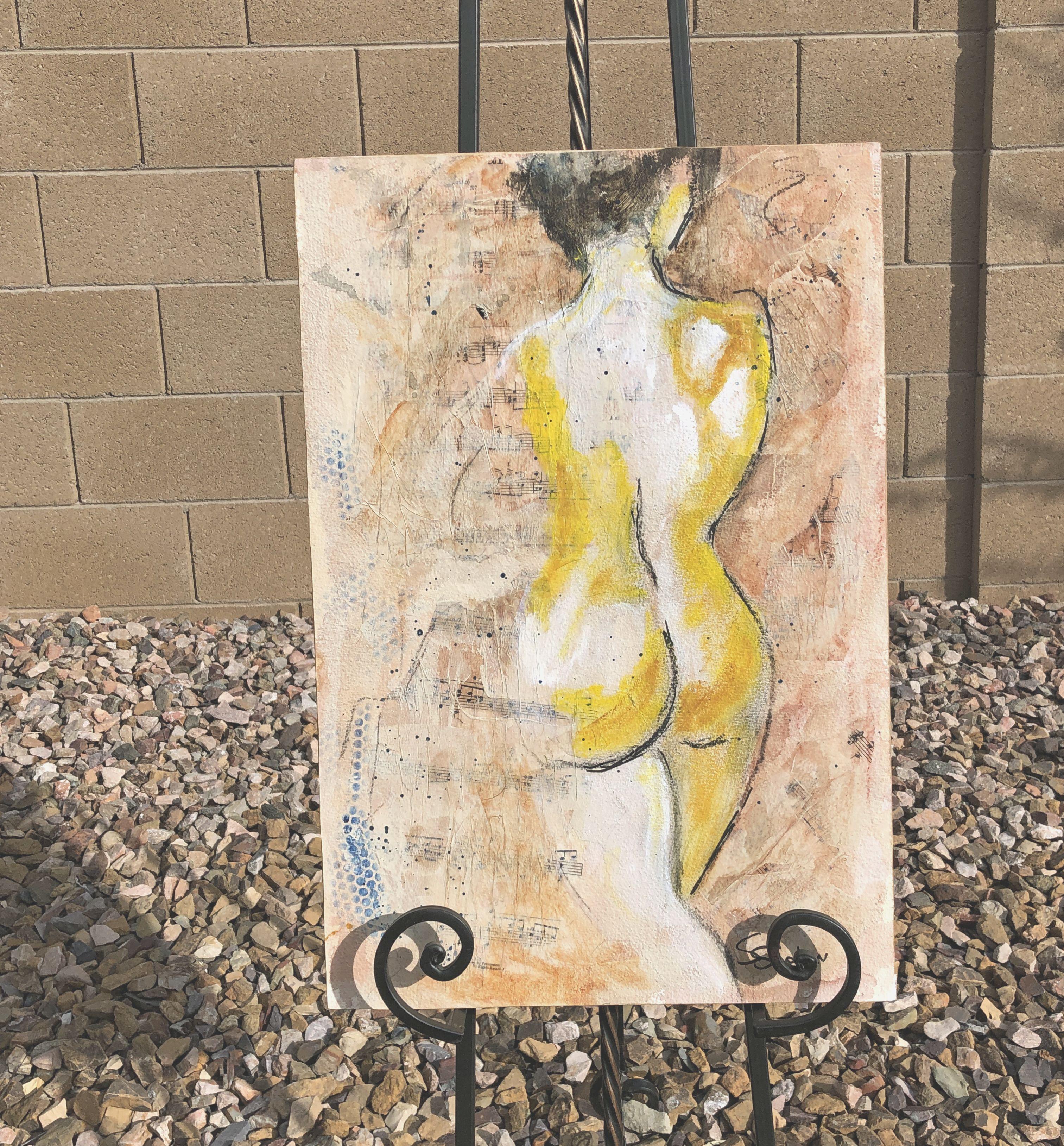 Backspace III, Painting, Acrylic on Wood Panel 3