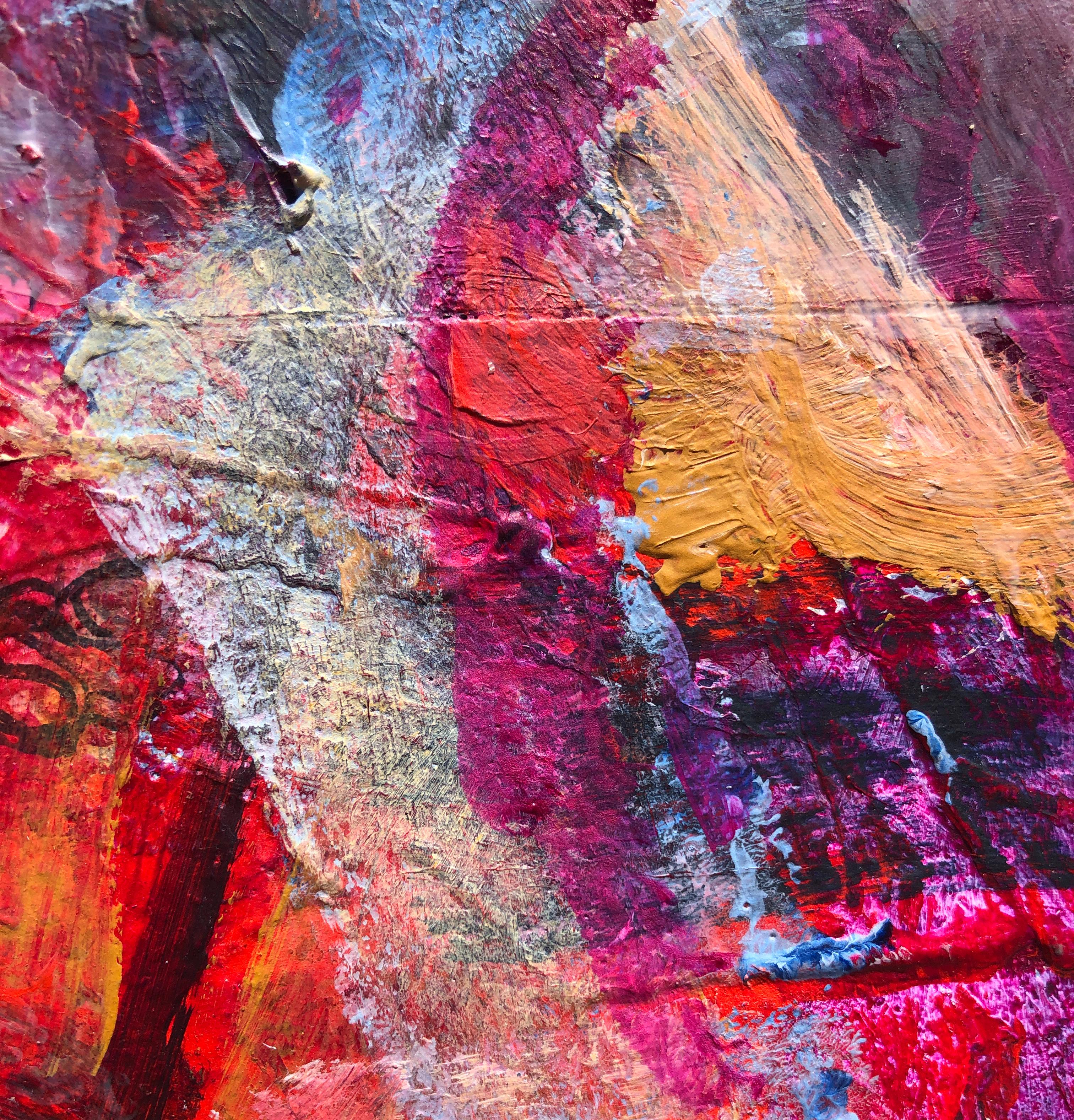 <p>Artist Comments<br />An abstract nude in shades of scarlet and purple. Sharon describes her brushwork in this piece as a patchwork of strokes, giving the figure motion, as if lost in dance.</p><br /><p>About the Artist<br />Sharon Sieben prefers