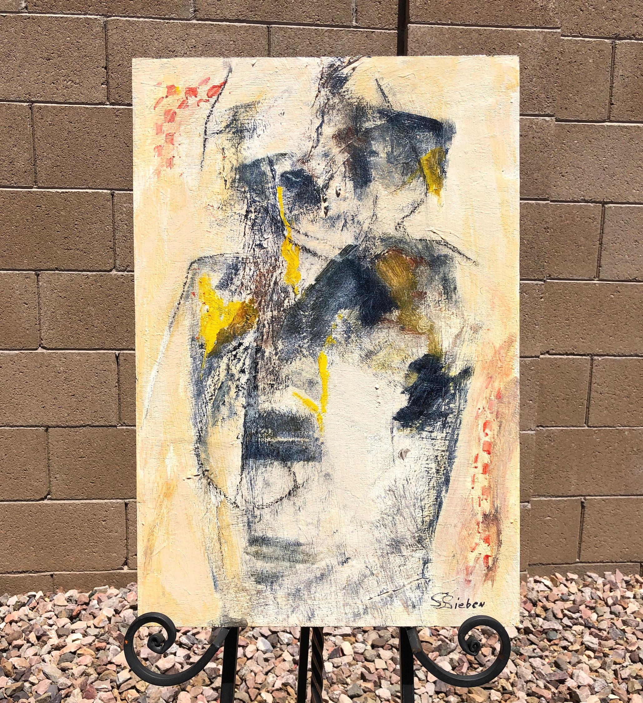 Ombre mutevoli, Pittura astratta - Painting Astratto di Sharon Sieben