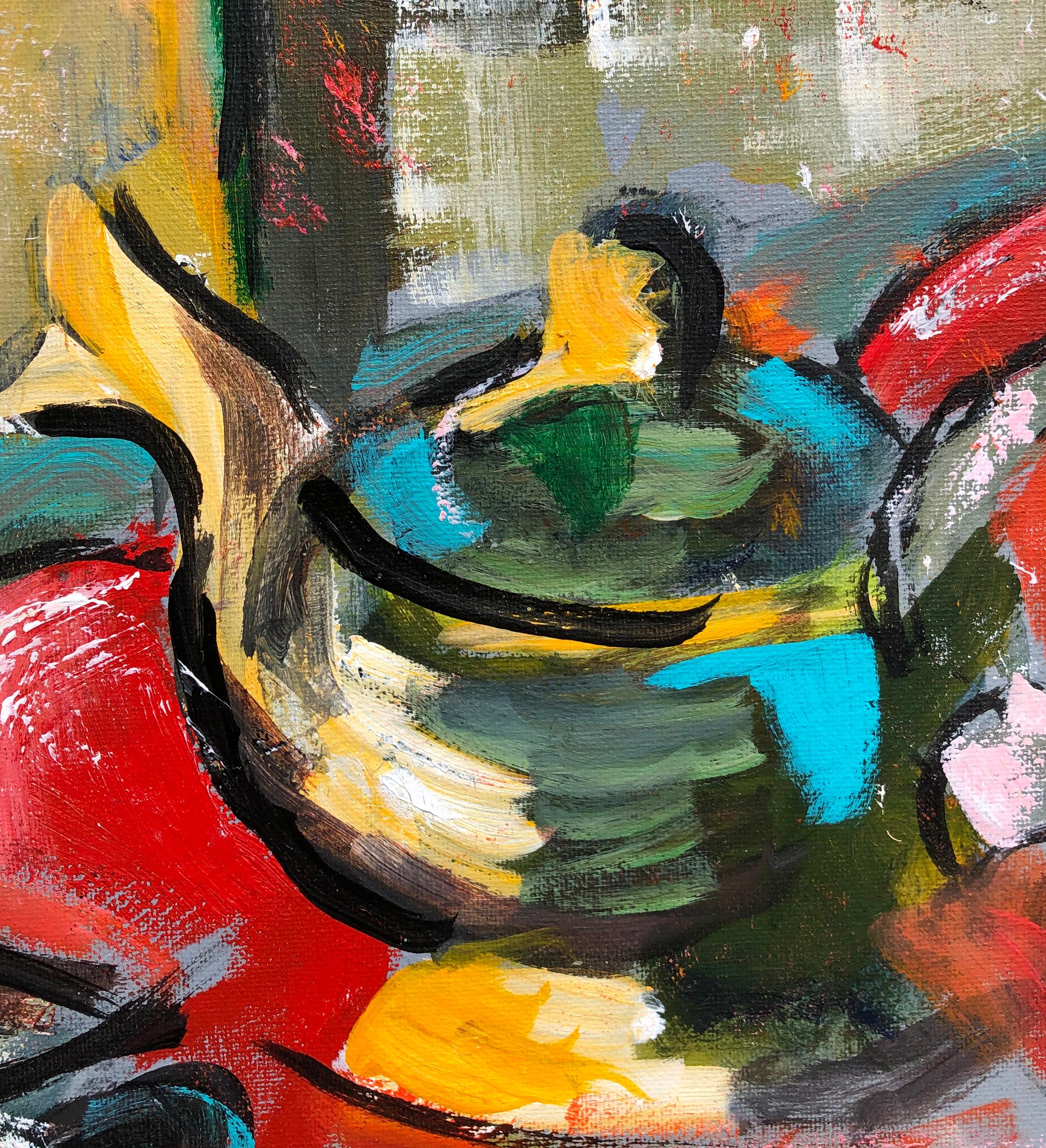 Tea for Two, Abstract Painting 3