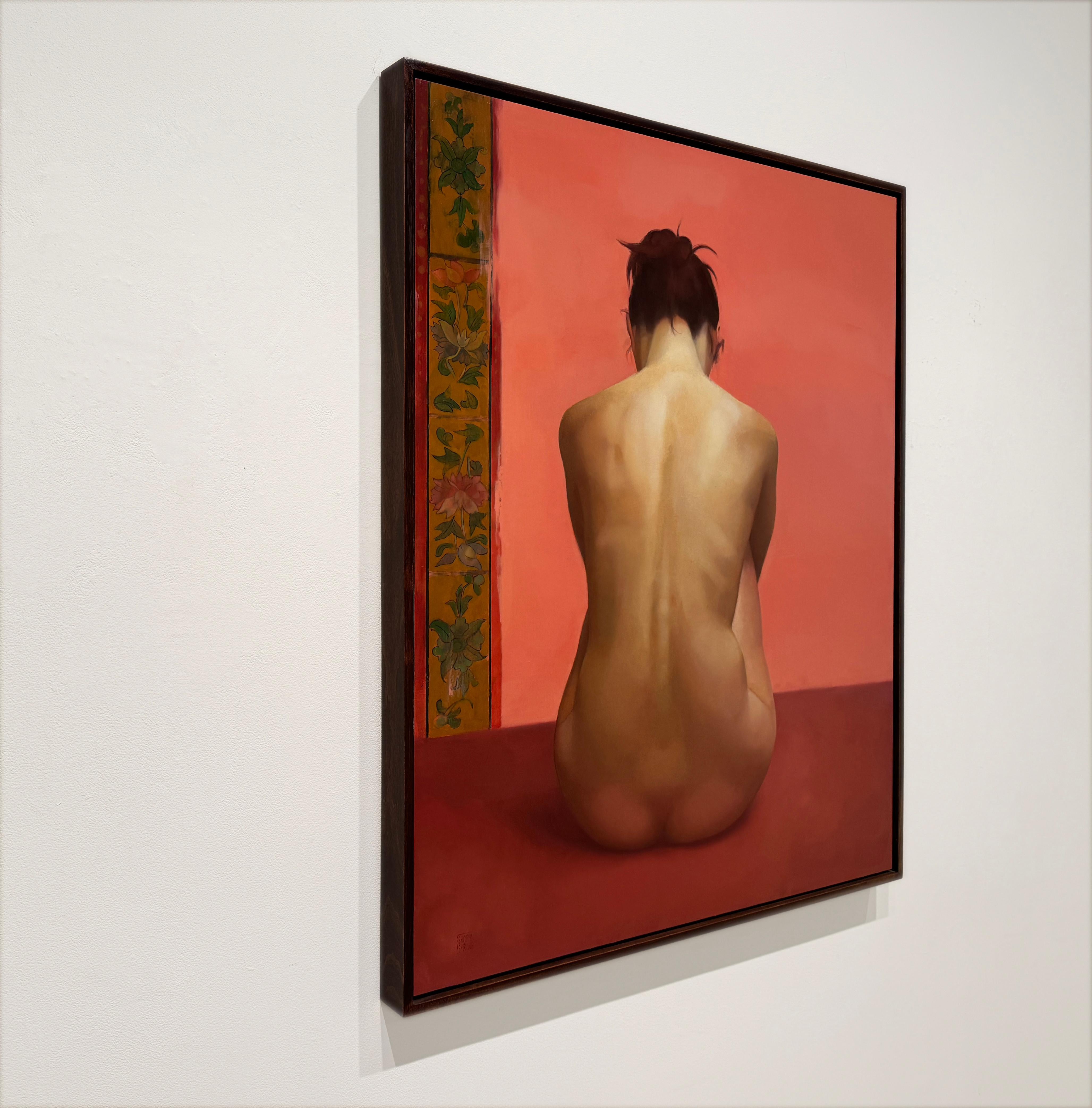 TRASERO NUDO DE R - Realismo / Retrato / Figurativo - Painting Contemporáneo de Sharon Sprung