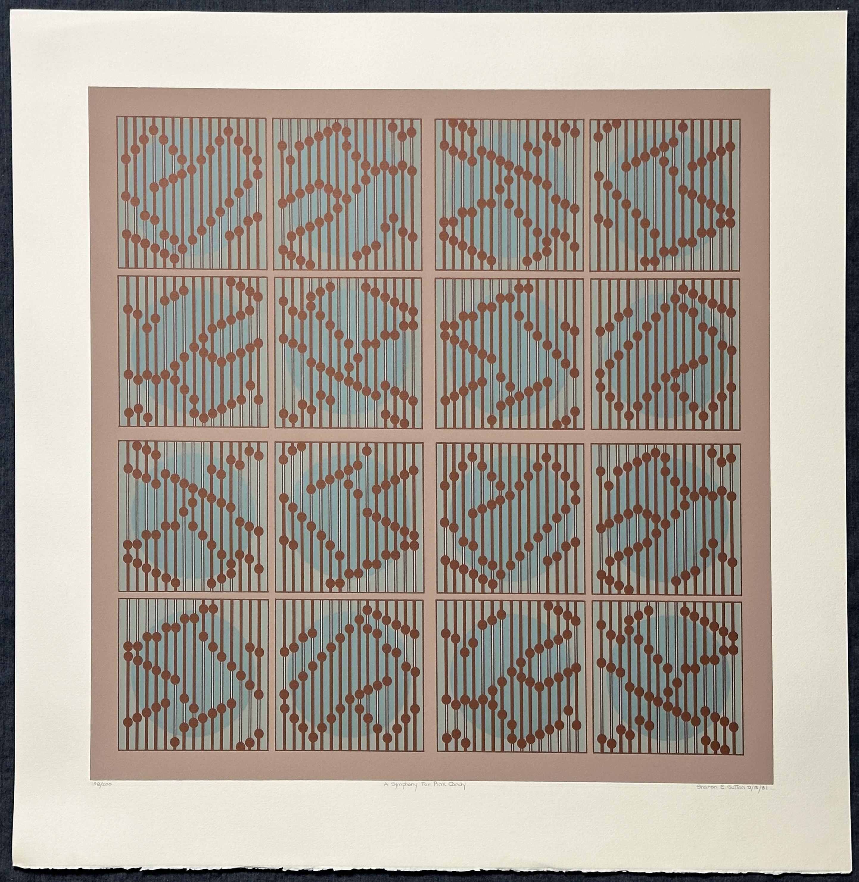 A Symphony for Pink Candy 1981 Limited Edition Screen Print For Sale 1