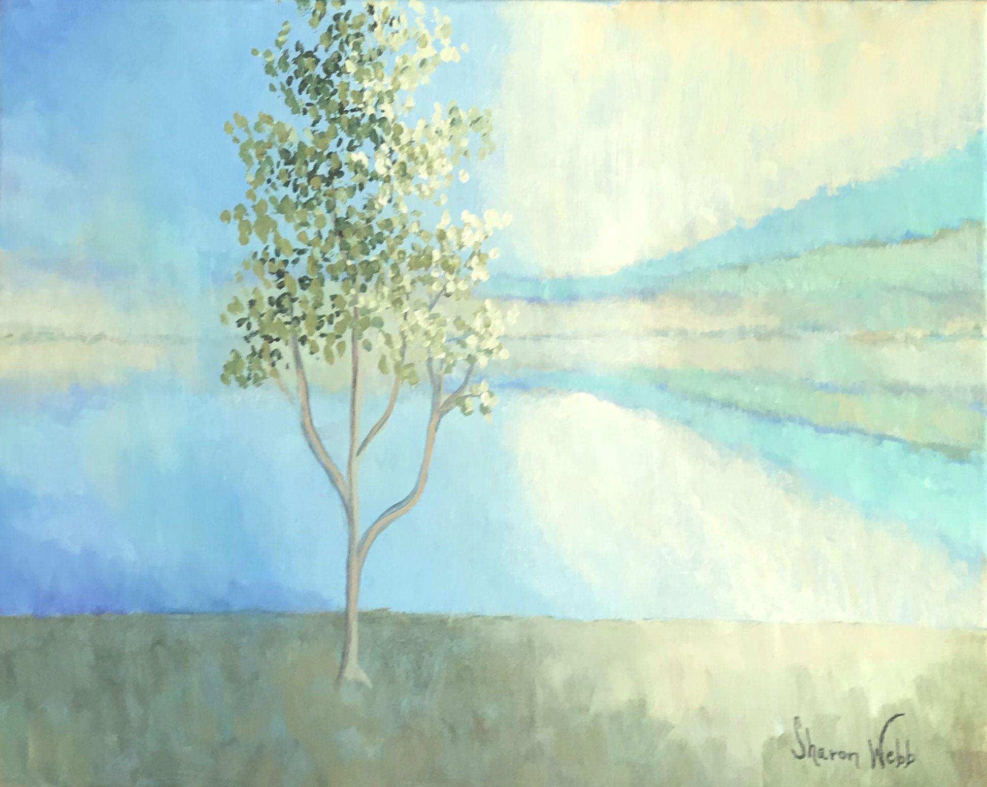 a time and place to reflect and pause.................... :: Painting :: Contemporary :: This piece comes with an official certificate of authenticity signed by the artist :: Ready to Hang: Yes :: Signed: Yes :: Signature Location: lower right ::