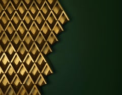 Sharp Diamond Light, Brass Sconce in Twin Peaks and Customizable Configurations