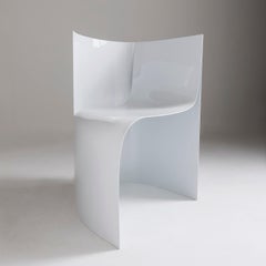 Fauteuil en aluminium laqué éclatant de Sebastiano Bottos, Italie