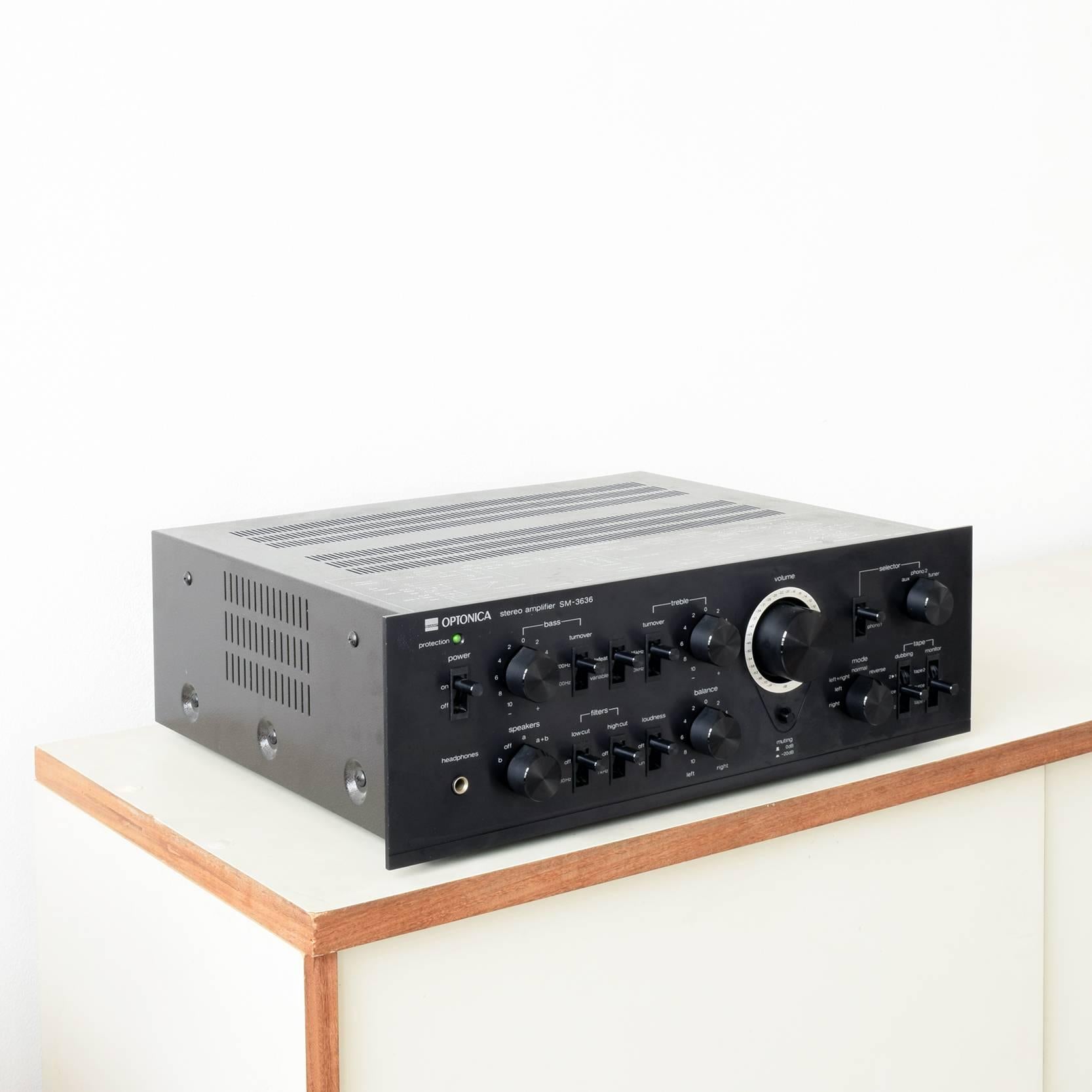 Fin du 20e siècle Amplificateur stéréo Sharp Optonica SM-3636 HB:: son superbe:: qualité époustouflante
